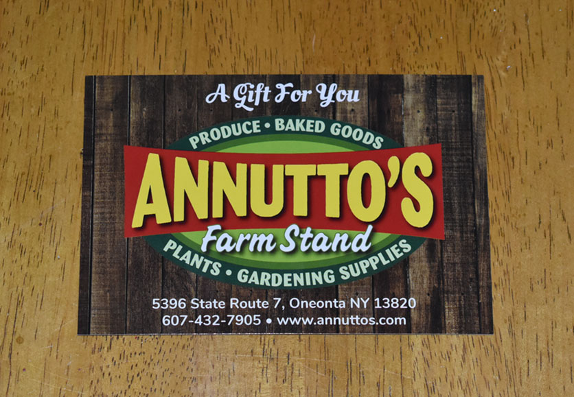 Annutto's Gift Card