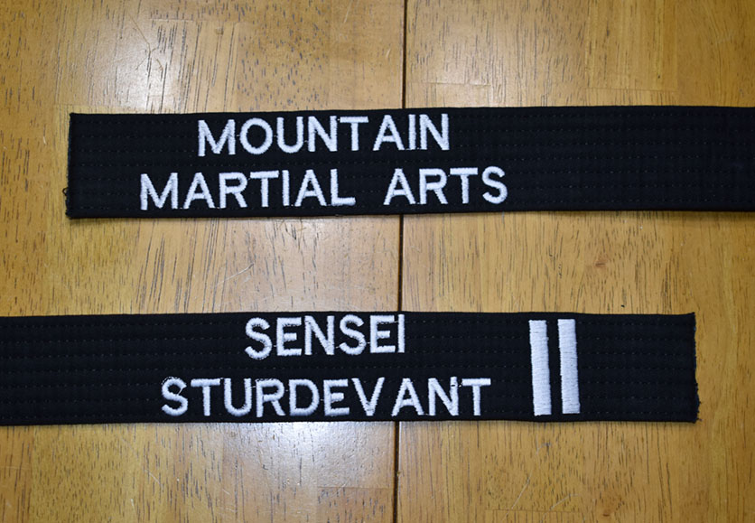 martial arts belt sturdevant