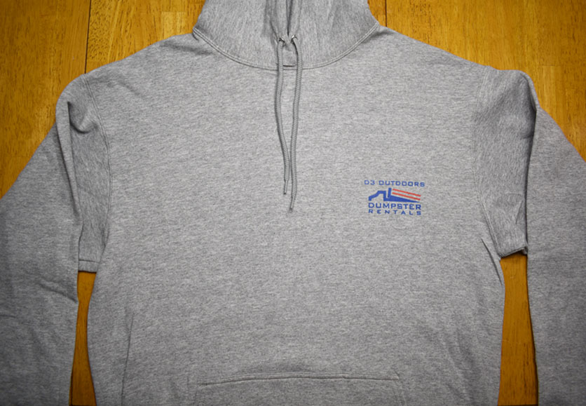 d3 outdoors hoodie front