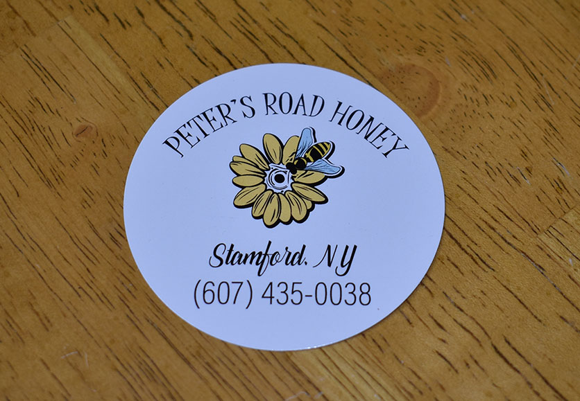 peters road honey labels