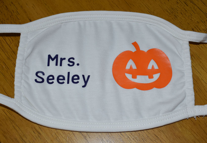 Mrs. Seeley - Pumpkin Mask