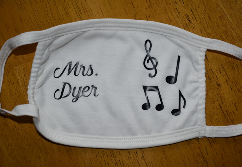 dyer music teacher mask