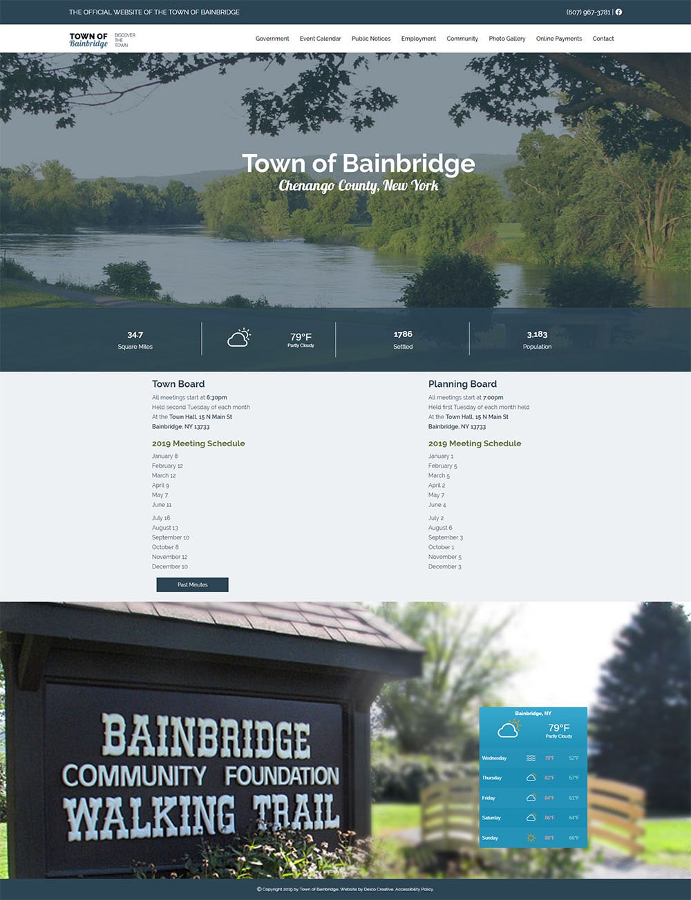 Town of Bainbridge website