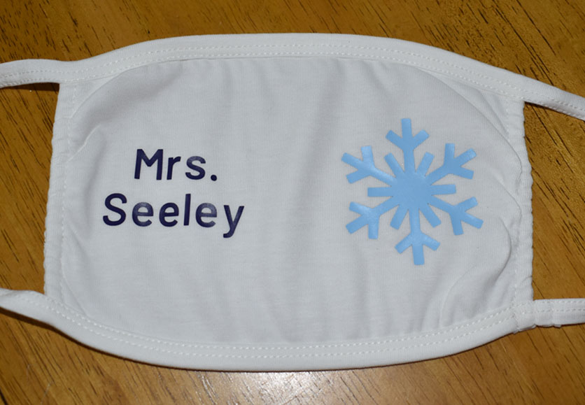 Mrs. Seeley - Snowflake Mask
