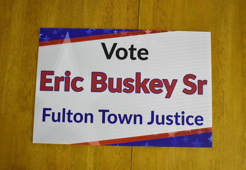 eric buskey lawn sign
